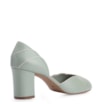 Peep Toe Couro Verde/Alt Off White - imagem 3