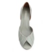 Peep Toe Couro Verde/Alt Off White - imagem 5