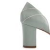 Peep Toe Couro Verde/Alt Off White - imagem 7