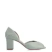 Peep Toe Couro Verde/Alt Off White - imagem 2