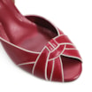 Peep Toe Couro Vermelho - imagem 7