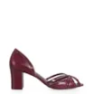 Peep Toe Couro/Verniz Vinho - imagem 3