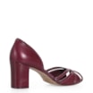 Peep Toe Couro/Verniz Vinho - imagem 4