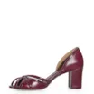 Peep Toe Couro/Verniz Vinho - imagem 5