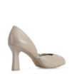 Peep Toe Details Couro Bege/Alt Off White - imagem 3
