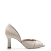 Peep Toe Details Couro Off White - imagem 2