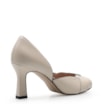 Peep Toe Details Couro Off White - imagem 3