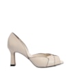 Peep Toe Details Couro Off White - imagem 3