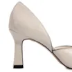 Peep Toe Details Couro Off White - imagem 9