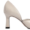 Peep Toe Details Couro Off White - imagem 9