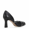 Peep Toe Details Couro Preto - imagem 3