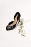 Peep Toe Details Couro Preto - imagem 7