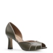 Peep Toe Details Couro Verde - imagem 1