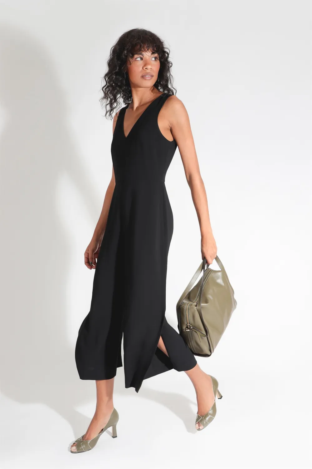 Peep Toe Details Couro Verde - imagem 2
