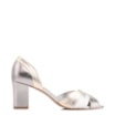 Peep Toe Folha Couro Prata/Dourado/Grafite - imagem 3