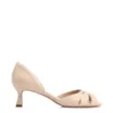 Peep Toe Kitten Couro Bege/Off White - imagem 2