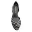 Peep Toe Kitten Couro Preto/Off White - imagem 5