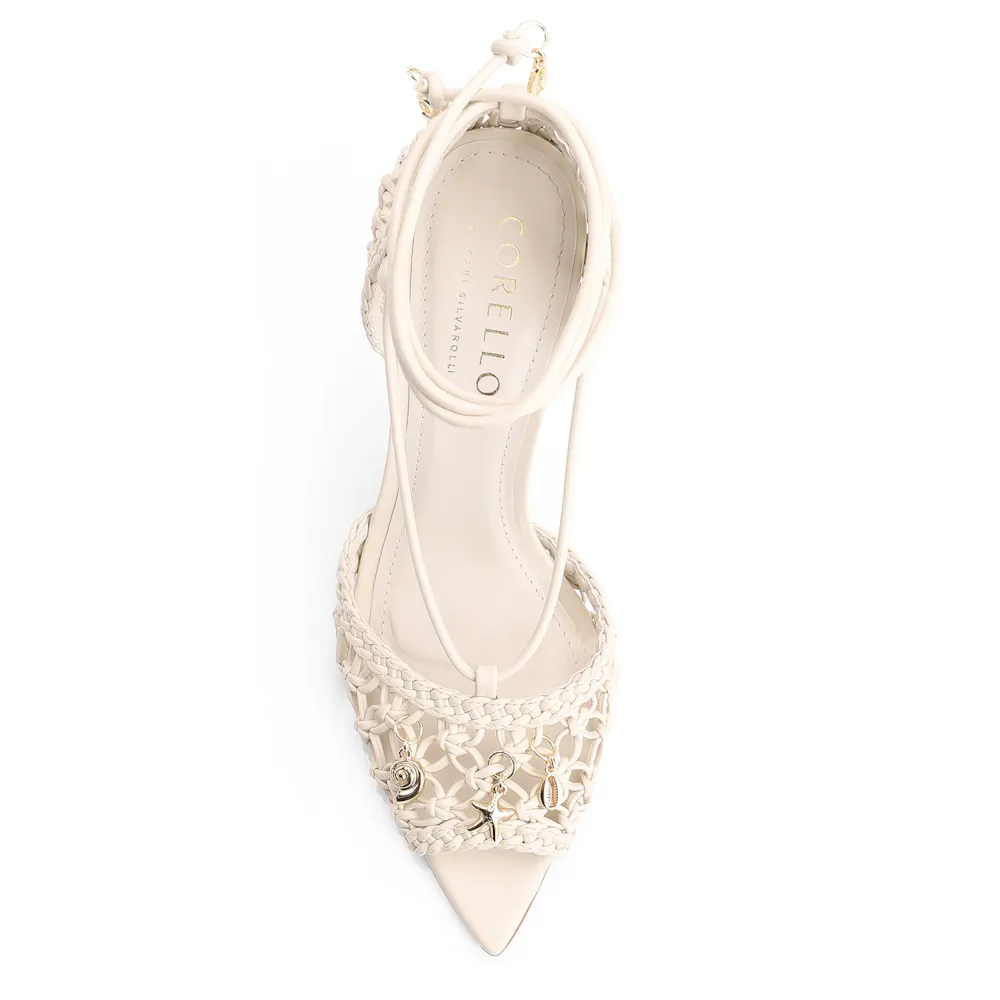 Peep Toe Macramê Alt Off White - imagem 6