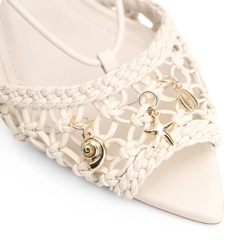 Peep Toe Macramê Alt Off White - imagem 7