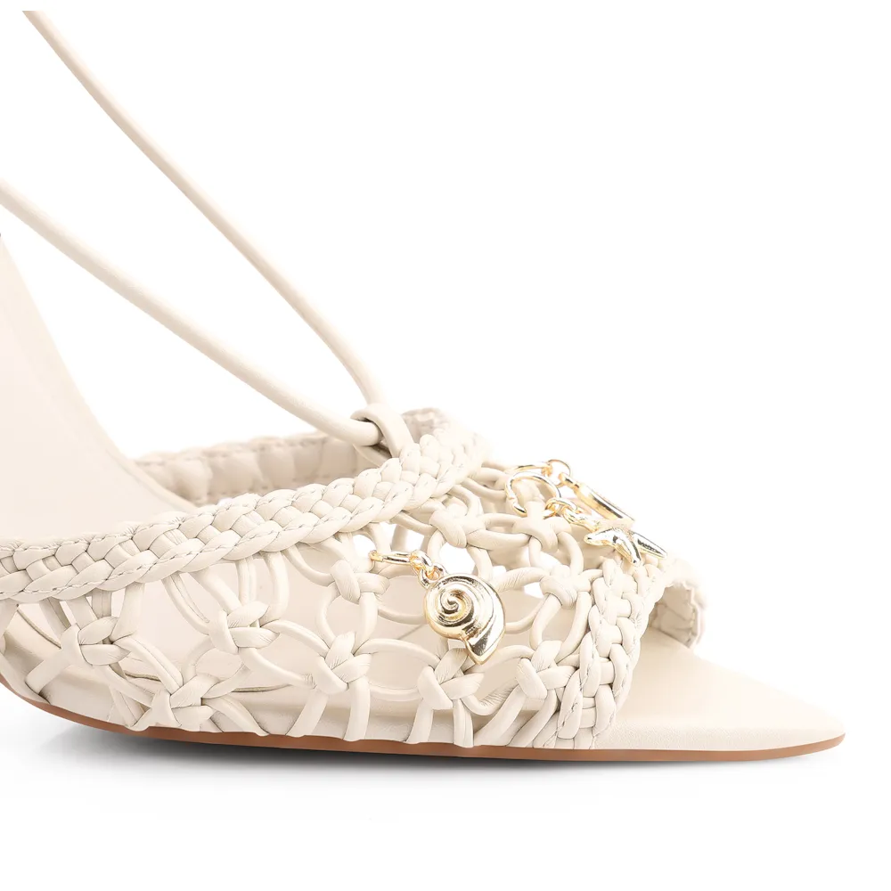 Peep Toe Macramê Alt Off White - imagem 9