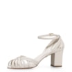 Peep Toe Tiras Couro Off White - imagem 4