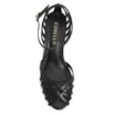 Peep Toe Tiras Couro Preto - imagem 6