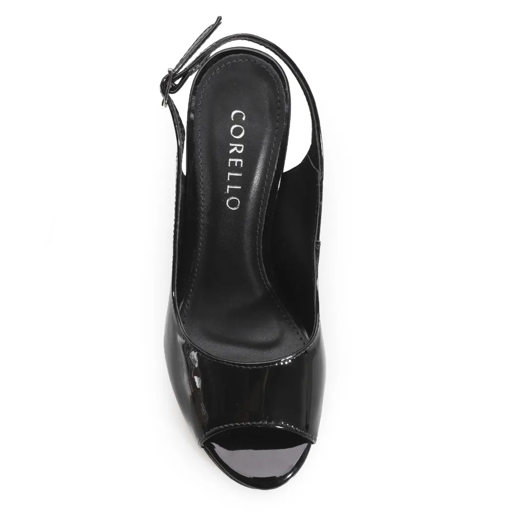 Peep Toe Verniz Preto - imagem 5