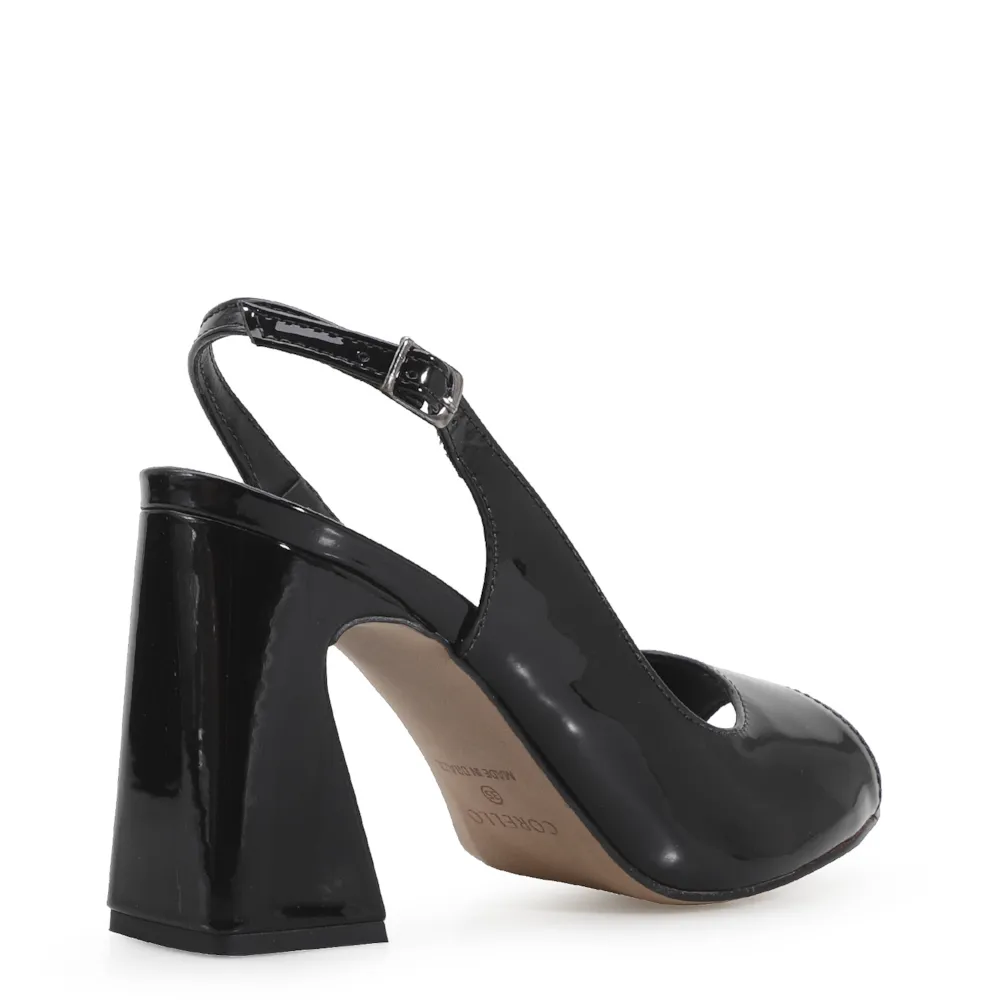 Peep Toe Verniz Preto - imagem 3