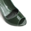 Peep Toe Verniz Verde - imagem 6