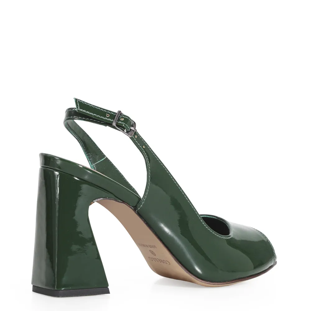 Peep Toe Verniz Verde - imagem 3