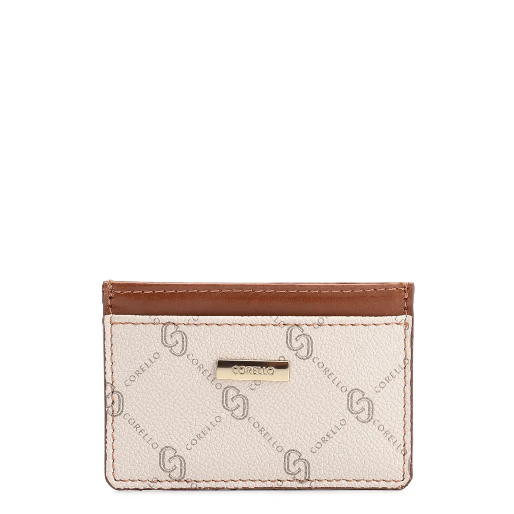Porta Cartão Alt Monograma Off White