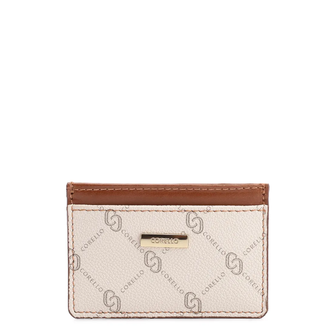 Porta Cartão Alt Monograma Off White