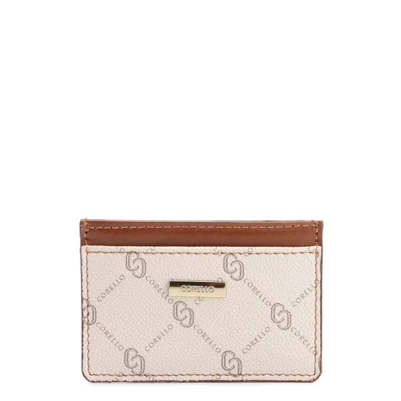 Porta Cartão Alt Monograma Off White