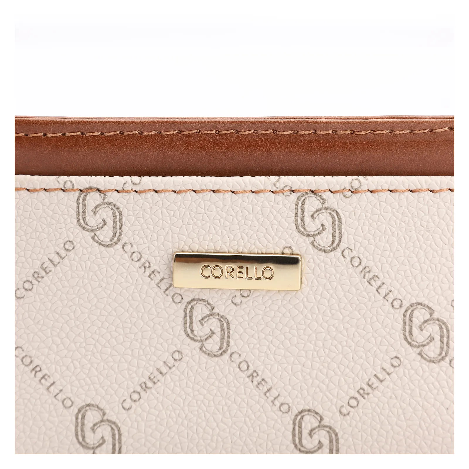 Porta Cartão Alt Monograma Off White