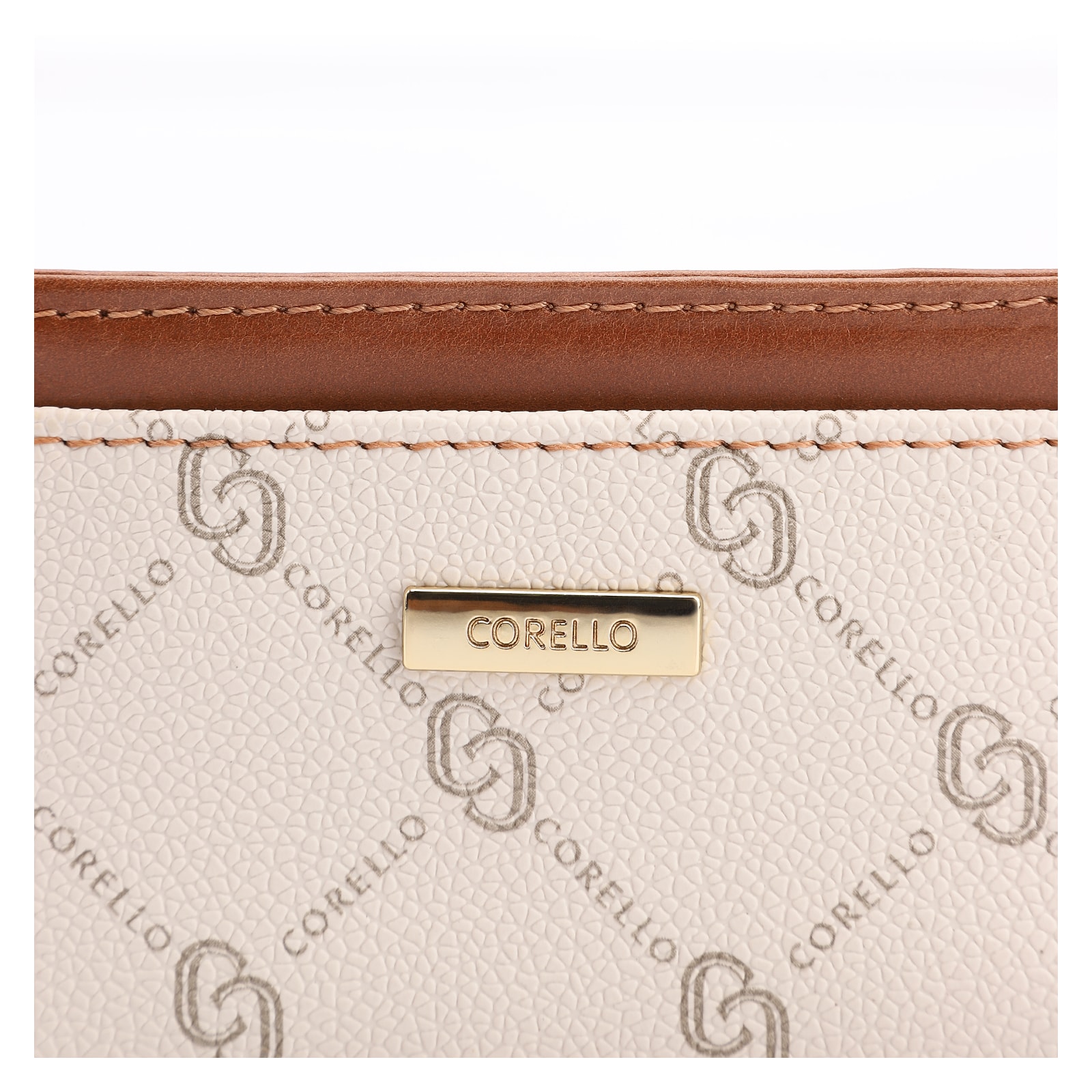 Porta Cartão Alt Monograma Off White