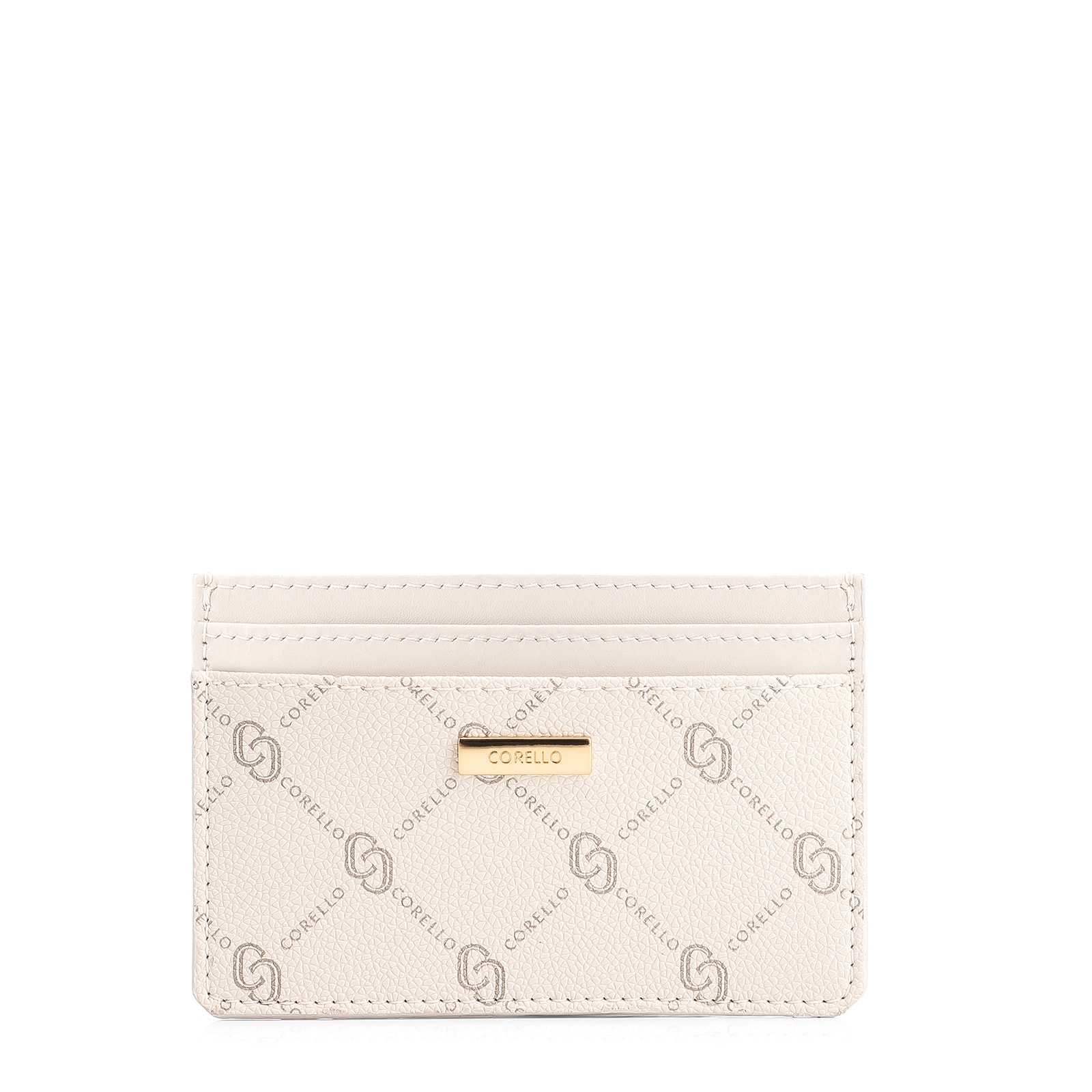 Porta Cartão Alt Monograma Off White