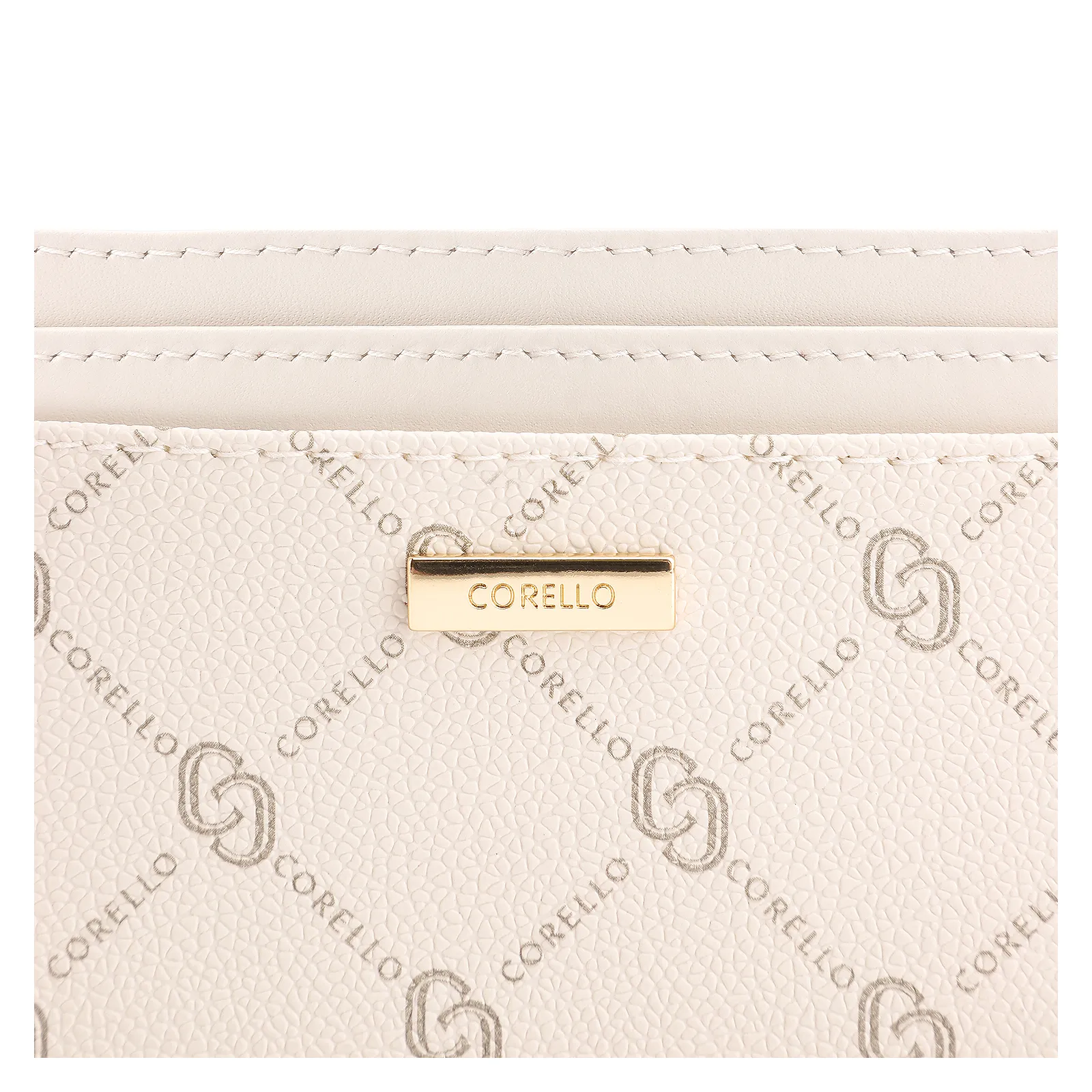 Porta Cartão Alt Monograma Off White