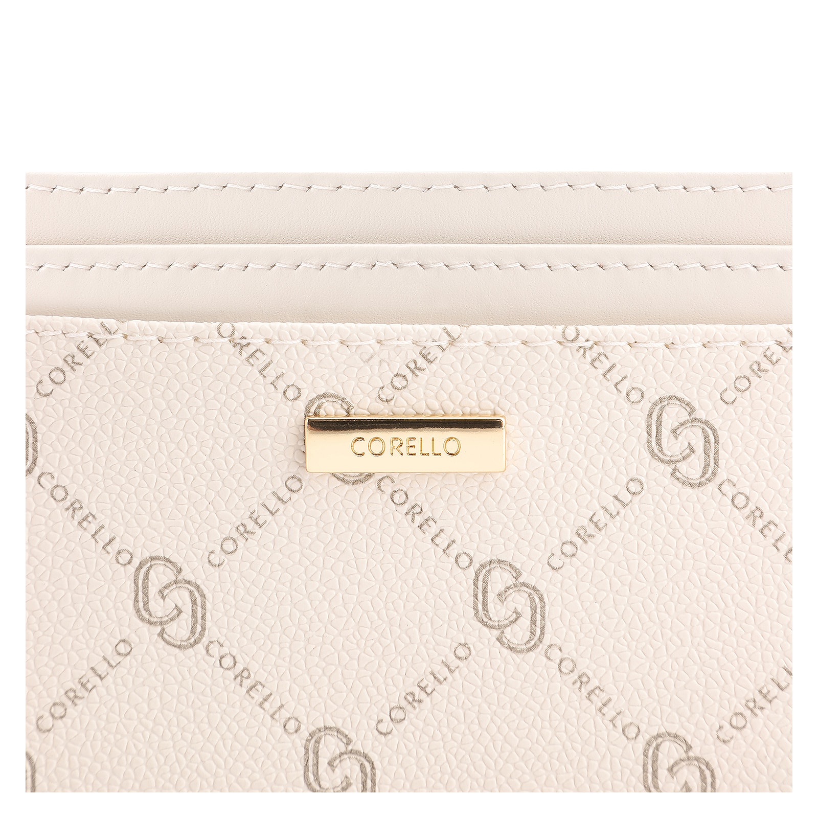 Porta Cartão Alt Monograma Off White