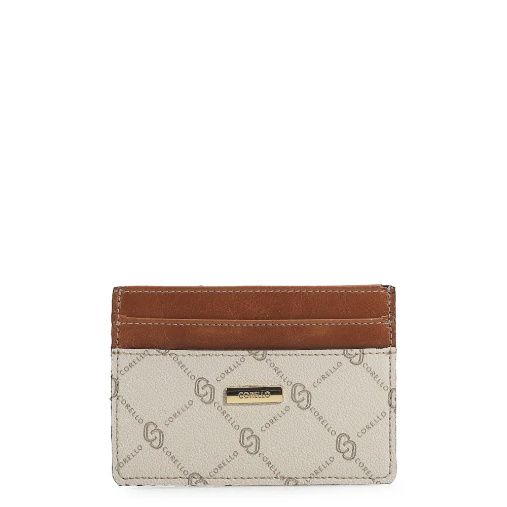 Porta Cartão Alt Monograma Off White