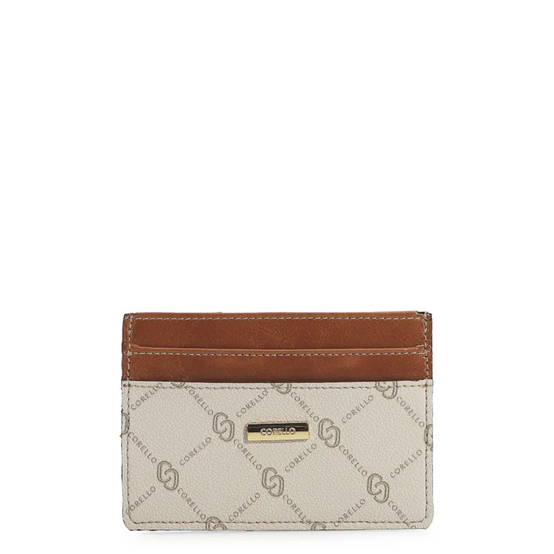 Porta Cartão Alt Monograma Off White
