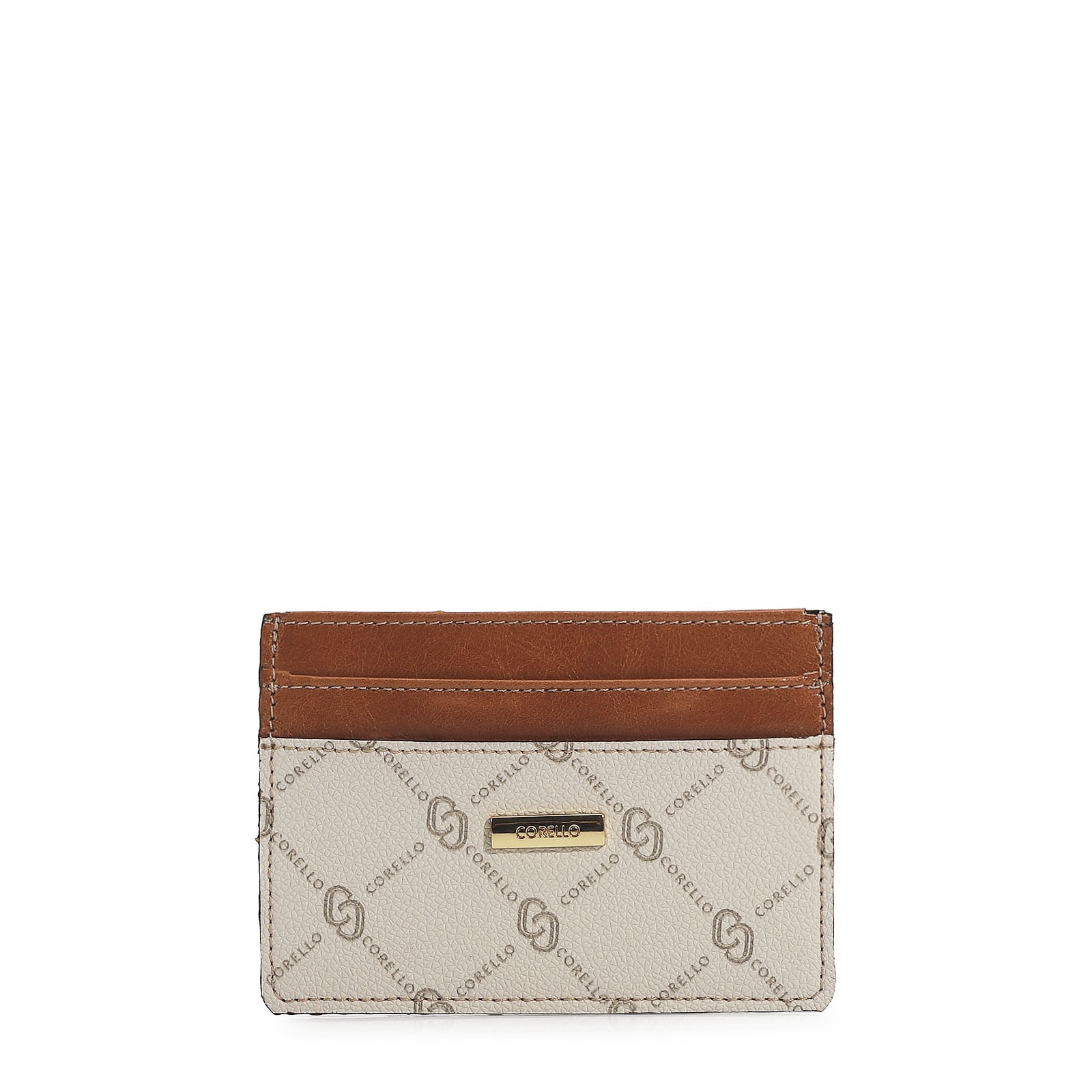 Porta Cartão Alt Monograma Off White