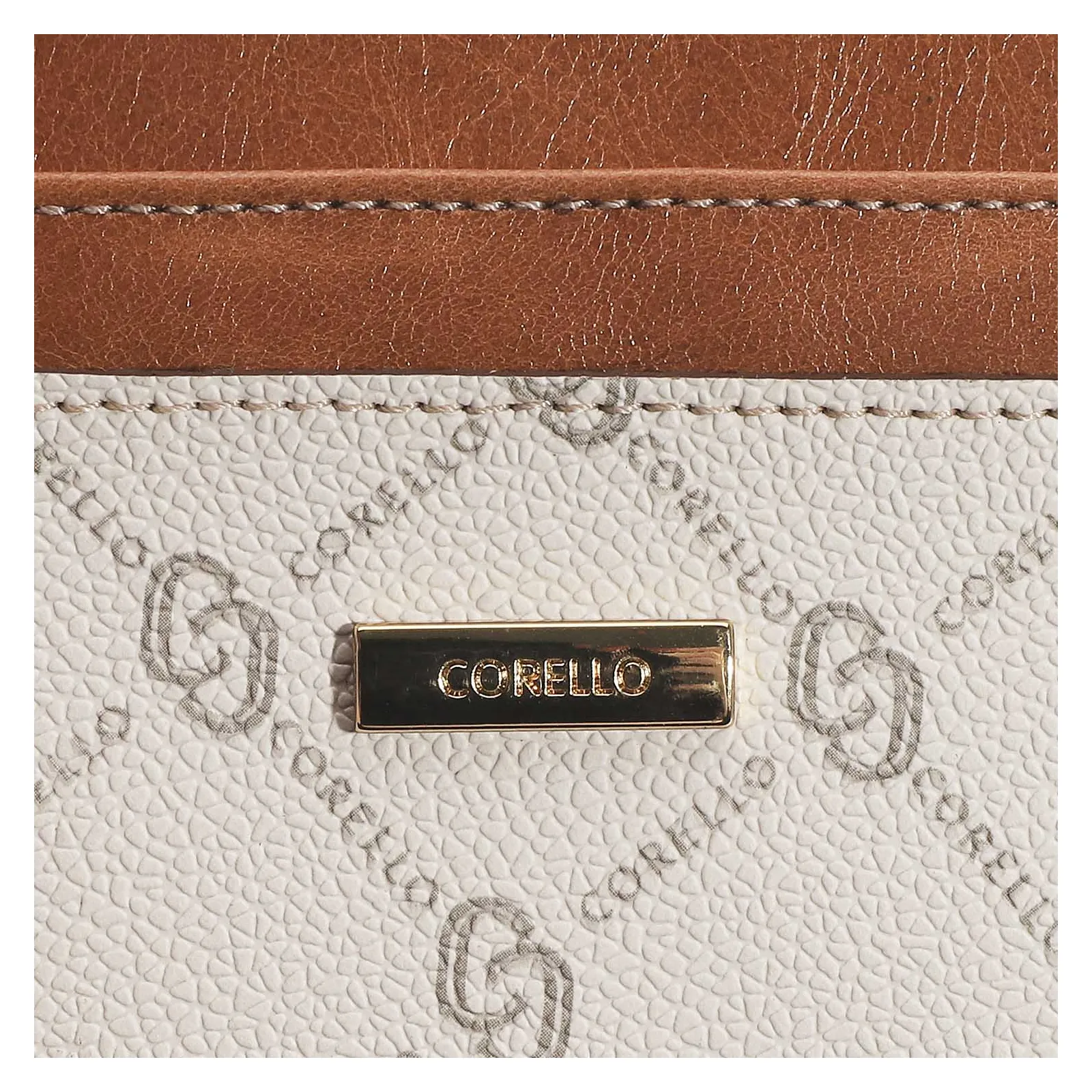 Porta Cartão Alt Monograma Off White