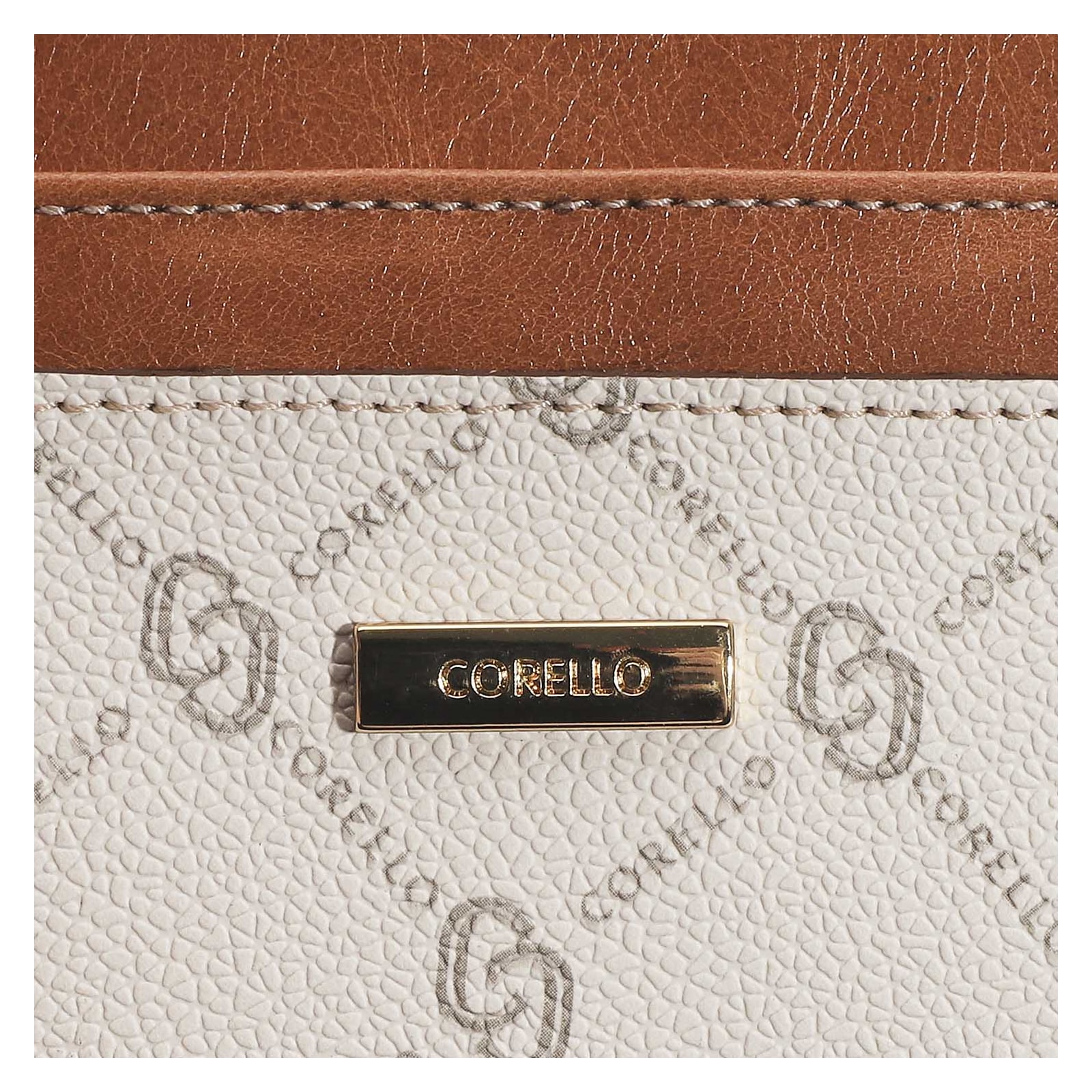 Porta Cartão Alt Monograma Off White