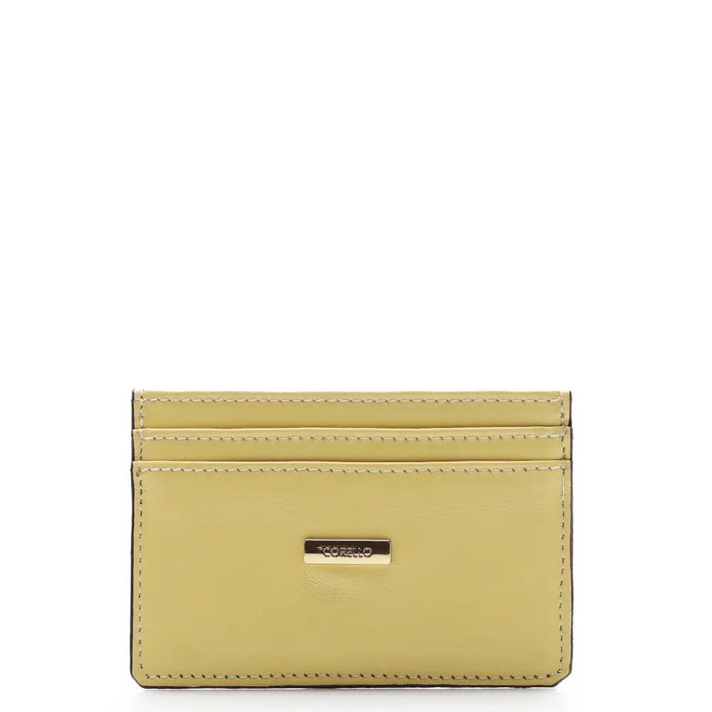 Porta Cartão Amarelo