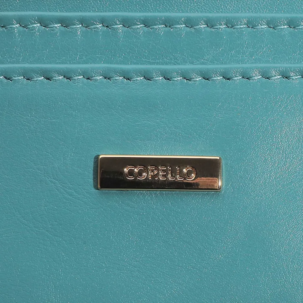 Porta Cartão Couro Azul - imagem 4