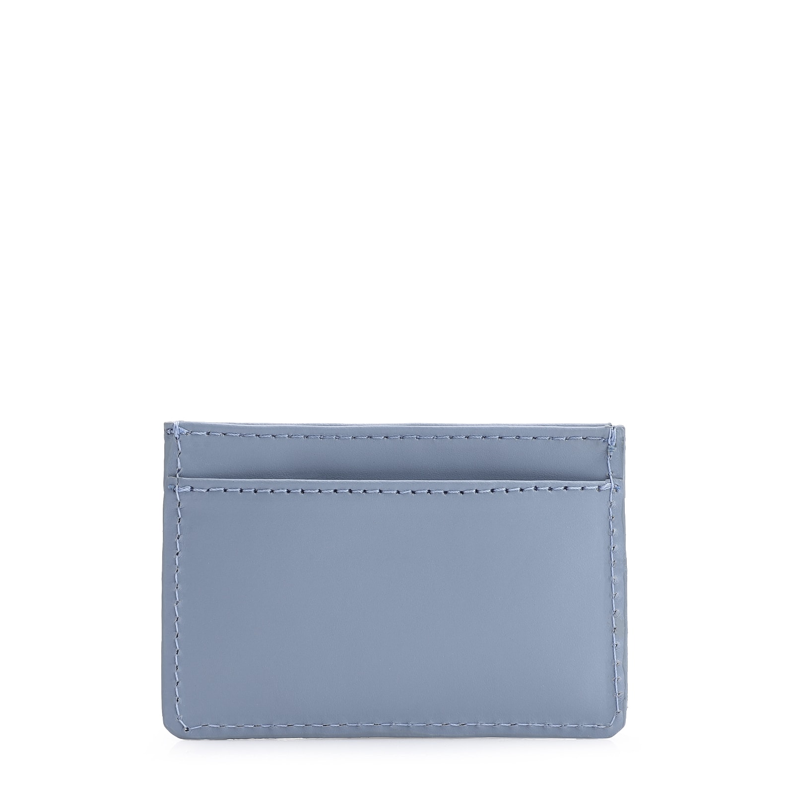 Porta Cartão Couro Azul