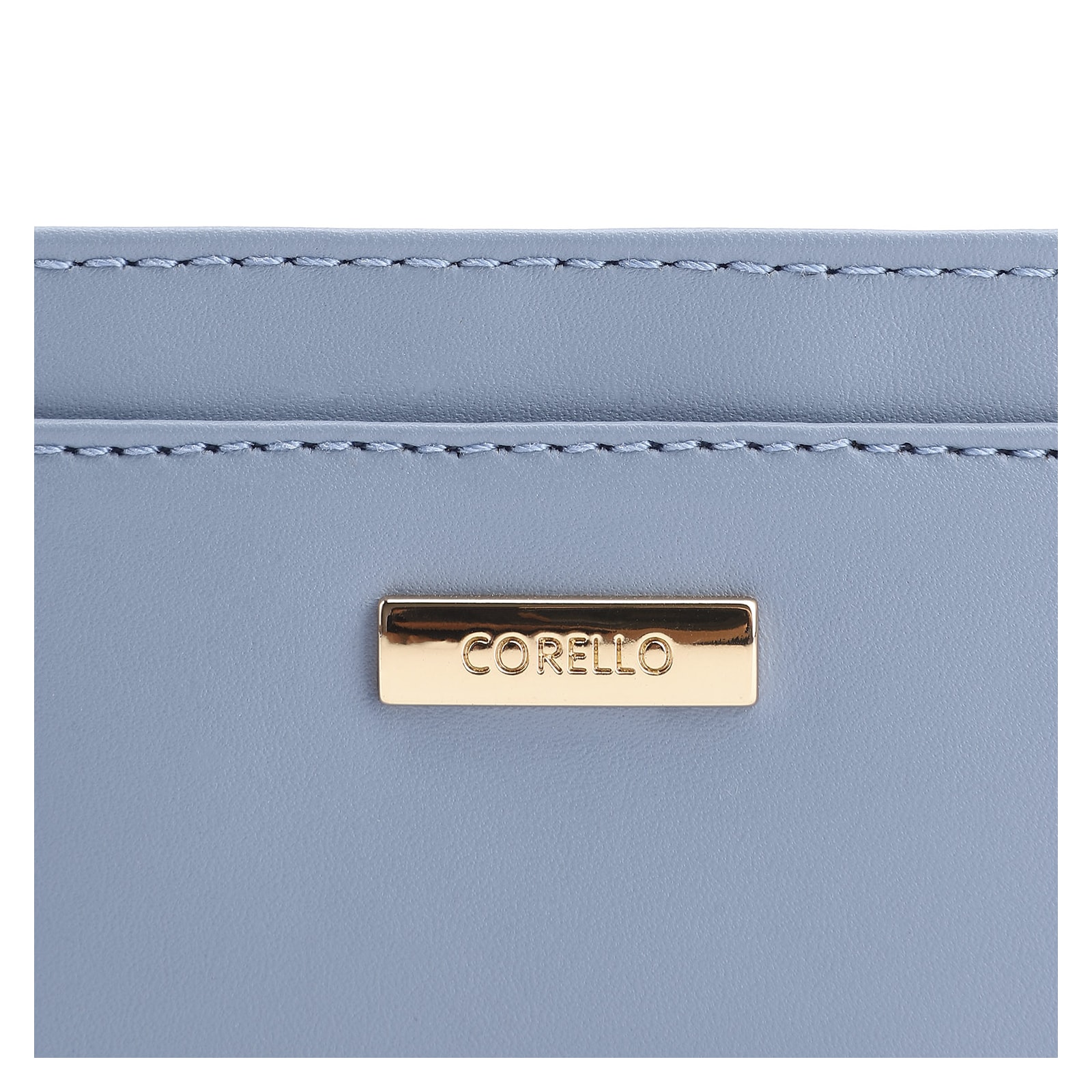 Porta Cartão Couro Azul