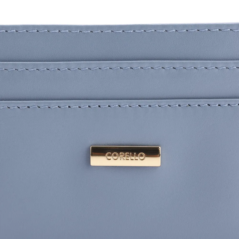Porta Cartão Couro Azul - imagem 4