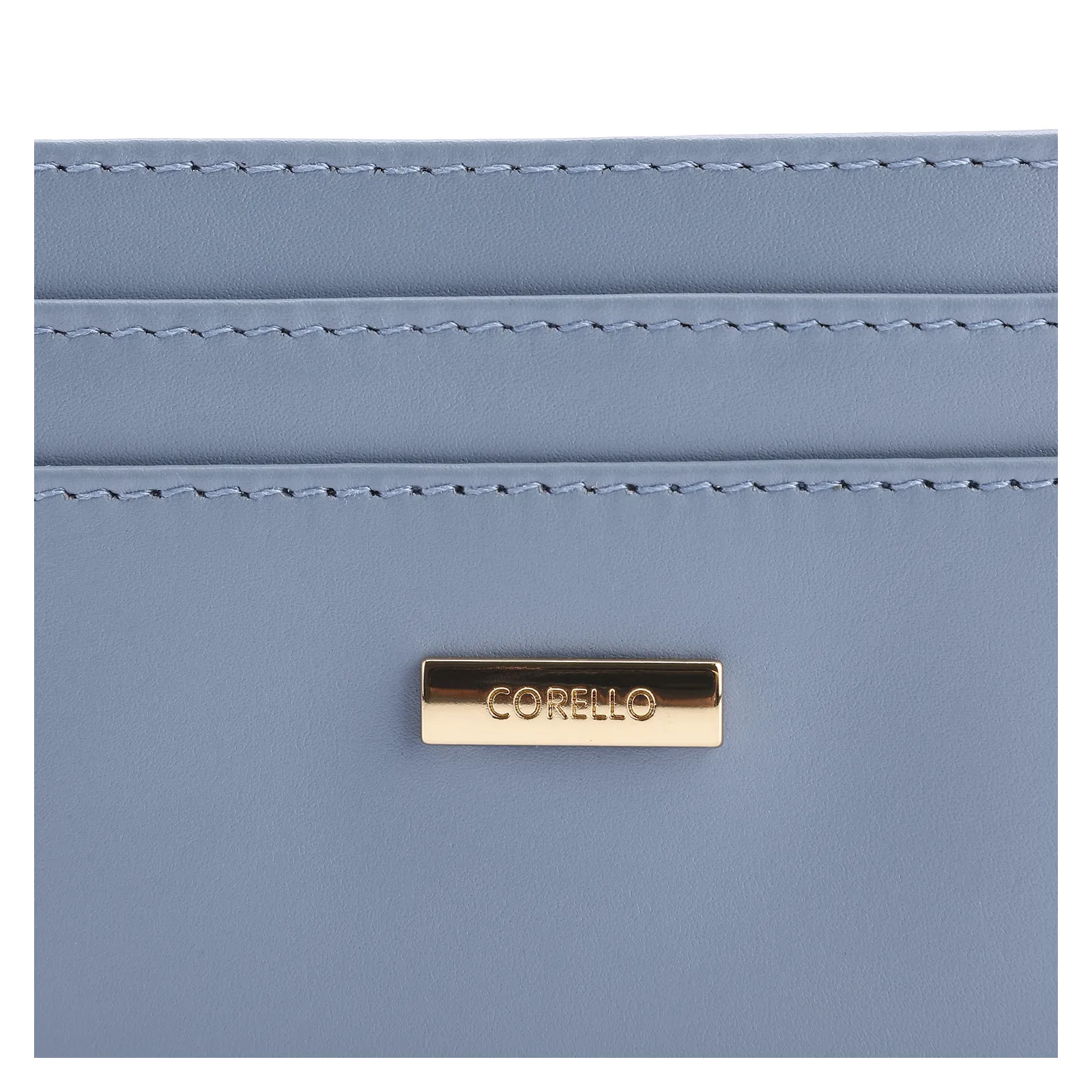 Porta Cartão Couro Azul