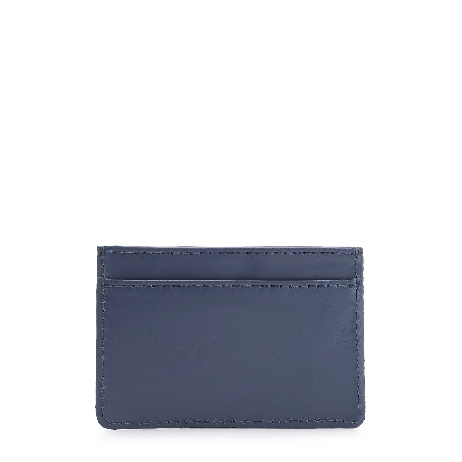 Porta Cartão Couro Azul